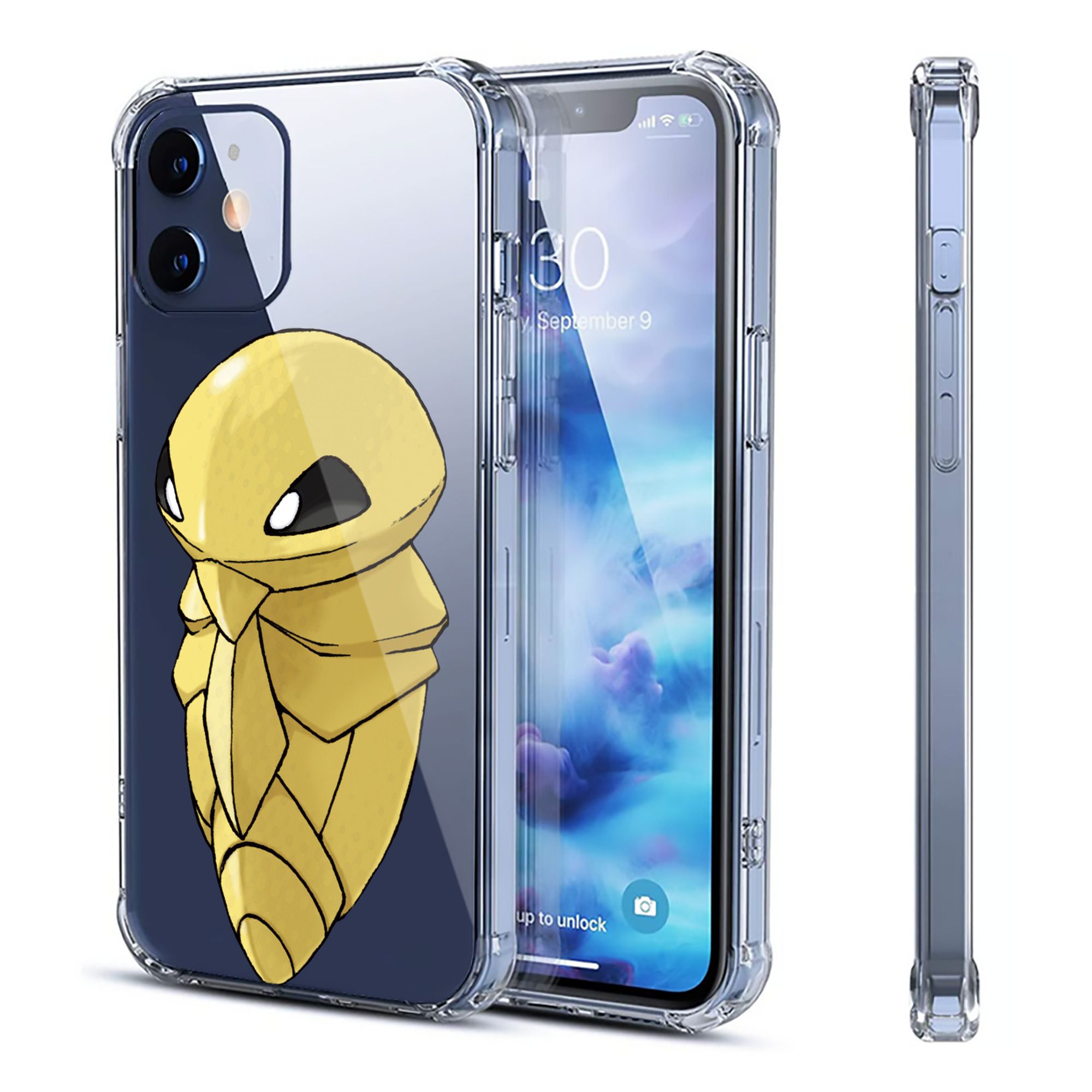 （画像用） ポケットモンスター Pokémon 【iPhone 12シリーズ対応】透明スマホケース（クリアソフトケース）